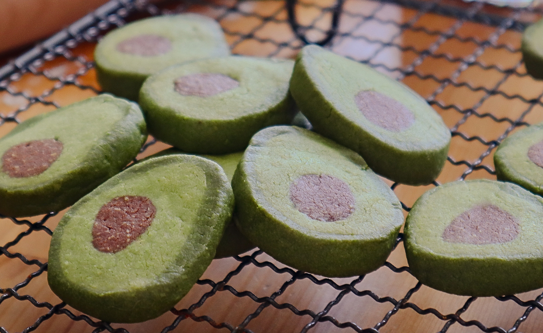 'Avocado' Matcha Cookies